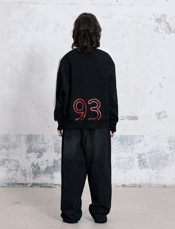 90S Arch Raglan Color Sweatshirt